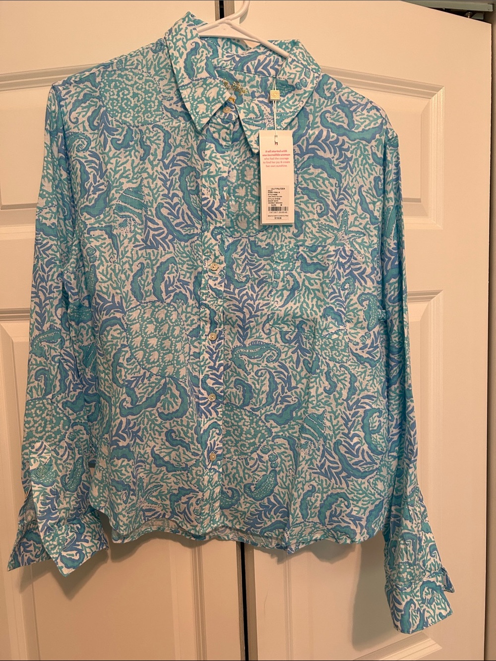 Lilly Pulitzer Coralynn Linen Top Goombay Grooves